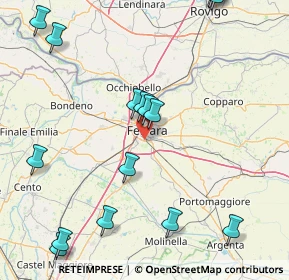 Mappa 44124 Ferrara FE, Italia (21.5775)