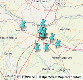 Mappa 44124 Ferrara FE, Italia (6.4825)