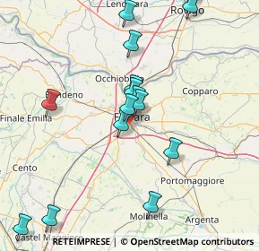 Mappa 44124 Ferrara FE, Italia (16.65667)