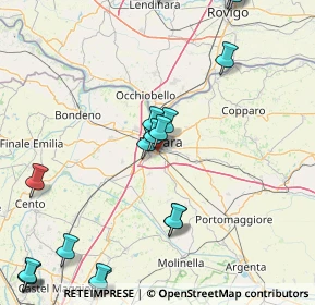 Mappa 44124 Ferrara FE, Italia (21.89167)