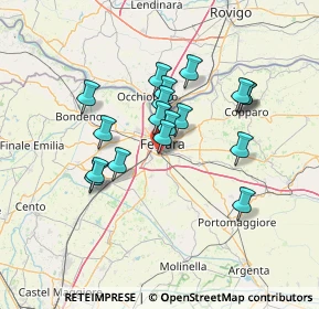 Mappa 44124 Ferrara FE, Italia (11.58667)
