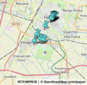 Mappa 44124 Ferrara FE, Italia (1.6085)