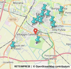 Mappa 44124 Ferrara FE, Italia (1.97636)