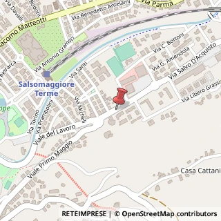 Mappa Via Salvo D'Acquisto, 8, 43039 Salsomaggiore Terme, Parma (Emilia Romagna)