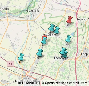 Mappa Strada Portone, 42017 Novellara RE, Italia (6.63)