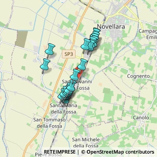 Mappa Strada Portone, 42017 Novellara RE, Italia (1.521)