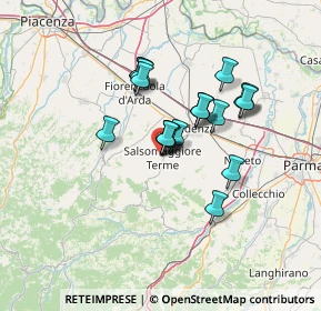 Mappa Via delle Grazie, 43039 Salsomaggiore Terme PR, Italia (10.13)