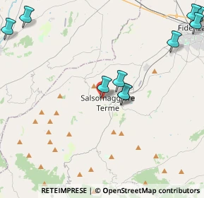 Mappa Via delle Grazie, 43039 Salsomaggiore Terme PR, Italia (5.65545)