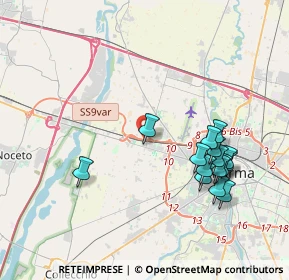 Mappa SS9var, 43126 Parma PR, Italia (4.01267)