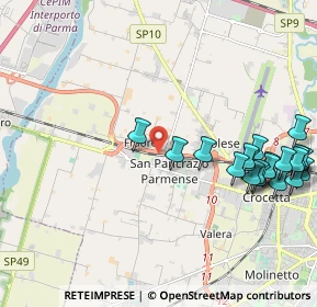 Mappa SS9var, 43126 Parma PR, Italia (2.5165)