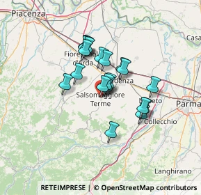 Mappa Viale Riccardo Bacchelli 5 Antico Palazzo Detraz, 43039 Salsomaggiore Terme PR, Italia (9.8675)