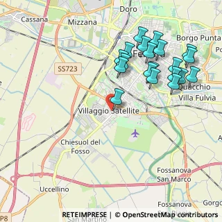 Mappa Via Giorgio Zucchelli, 44124 Ferrara FE, Italia (2.2235)