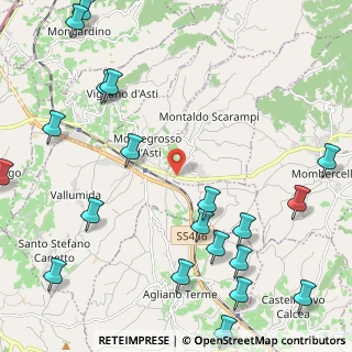 Mappa Via Valtiglione, 14048 Mombercelli AT, Italia (3.118)