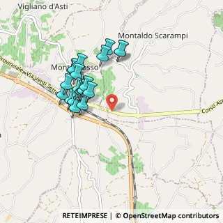 Mappa Via Valtiglione, 14048 Mombercelli AT, Italia (0.827)
