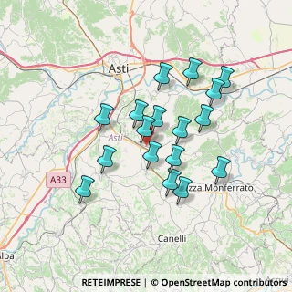 Mappa Via Valtiglione, 14048 Mombercelli AT, Italia (6.07647)