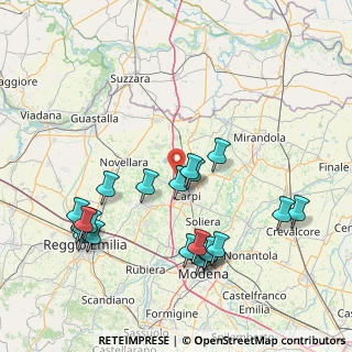 Mappa Via Don Pietro Allegretti, 41012 Migliarina MO, Italia (17.3315)