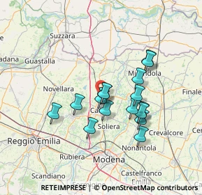 Mappa Via E. Gilioli, 41012 Carpi MO, Italia (11.53438)