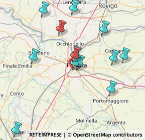 Mappa Via Loli Piccolomini, 44124 Ferrara FE, Italia (16.99643)