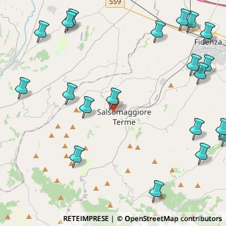 Mappa Via Farini, 43039 Salsomaggiore Terme PR, Italia (6.606)