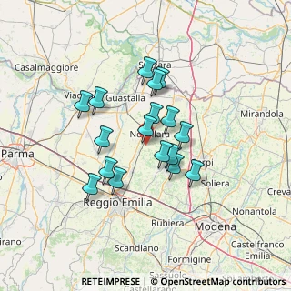 Mappa Via Arginone, 42017 Novellara RE, Italia (10.91529)