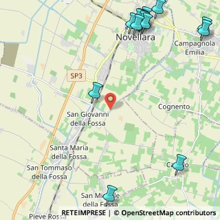 Mappa Via Arginone, 42017 Novellara RE, Italia (3.36929)