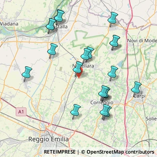 Mappa Via Arginone, 42017 Novellara RE, Italia (9.073)