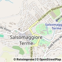 Mapa Salsomaggiore Terme