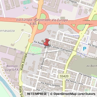 Mappa Via Milano, 34, 43122 Parma, Parma (Emilia Romagna)