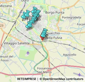 Mappa Via Ravenna, 44124 Ferrara FE, Italia (1.69933)