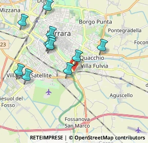 Mappa Via Ravenna, 44124 Ferrara FE, Italia (2.04364)