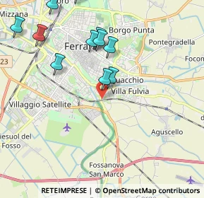 Mappa Via Ravenna, 44124 Ferrara FE, Italia (2.24727)