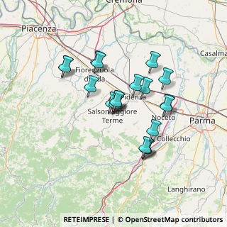 Mappa Viale Filippo Corridoni, 43039 Salsomaggiore Terme PR, Italia (11.65105)