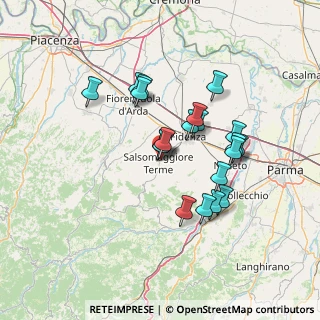 Mappa Viale Filippo Corridoni, 43039 Salsomaggiore Terme PR, Italia (12.0965)