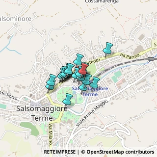 Mappa Viale Filippo Corridoni, 43039 Salsomaggiore Terme PR, Italia (0.2205)