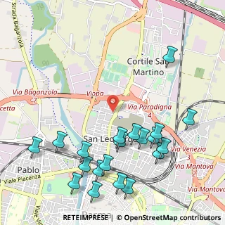 Mappa Via Claudio Treves, 43122 Parma PR, Italia (1.2885)