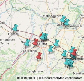 Mappa Via Claudio Treves, 43122 Parma PR, Italia (17.58421)