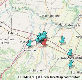 Mappa Via Claudio Treves, 43122 Parma PR, Italia (8.90833)
