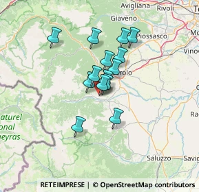 Mappa Via Beckwith, 10062 Luserna San Giovanni TO, Italia (9.35)