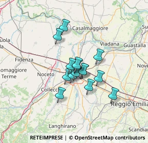 Mappa Via Ravenna, 43122 Parma PR, Italia (8.548)