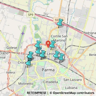 Mappa Via Ravenna, 43122 Parma PR, Italia (1.55)