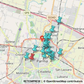 Mappa Via Ravenna, 43122 Parma PR, Italia (1.53412)