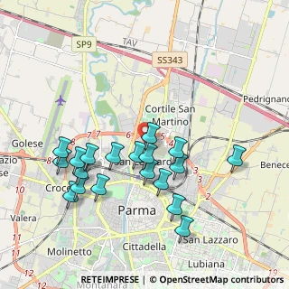 Mappa Via Camillo Prampolini, 43122 Parma PR, Italia (1.95263)