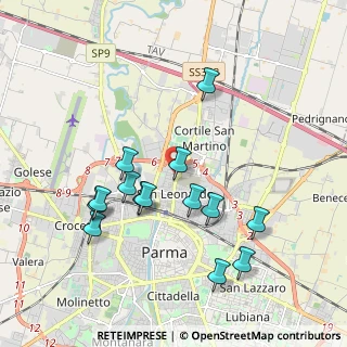 Mappa Via Camillo Prampolini, 43122 Parma PR, Italia (1.91071)