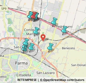 Mappa Via Pietro Setti, 43122 Parma PR, Italia (1.83)