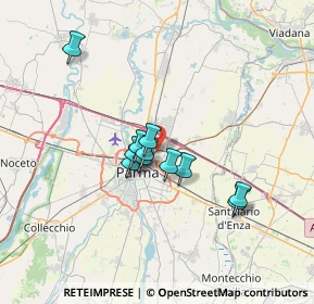 Mappa Via Pietro Setti, 43122 Parma PR, Italia (5.14)