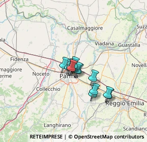 Mappa Via Pietro Setti, 43122 Parma PR, Italia (7.85923)