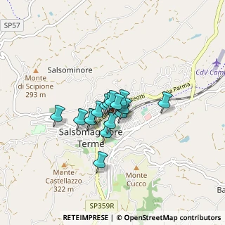 Mappa Via Giacomo Puccini, 43039 Salsomaggiore Terme PR, Italia (0.49)