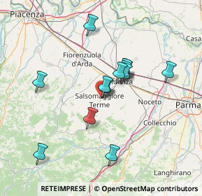 Mappa Via Giacomo Puccini, 43039 Salsomaggiore Terme PR, Italia (12.28615)