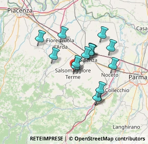 Mappa Via Giacomo Puccini, 43039 Salsomaggiore Terme PR, Italia (11.33733)