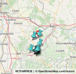 Mappa Via Industria, 14015 San Damiano d'Asti AT, Italia (12.095)